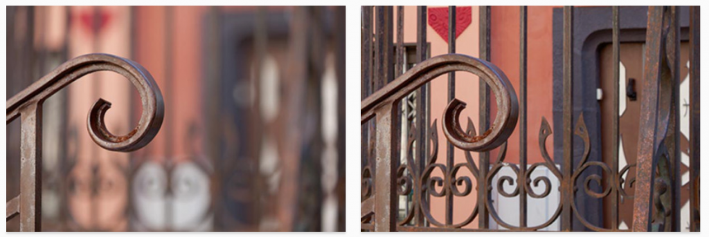 profondeur de champ en photographie numérique.