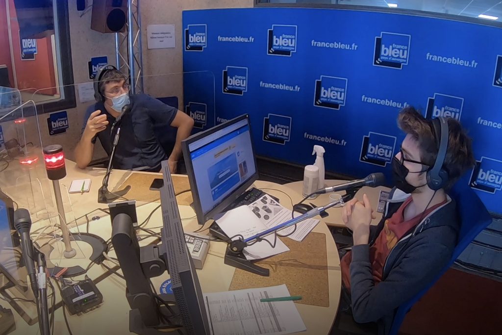 Enregistrement de l'émission de Mathieu Moebs sur La photo culinaire en lumière naturelle sur France Bleu pays d'Auvergne le vendredi 11 juin 2021.