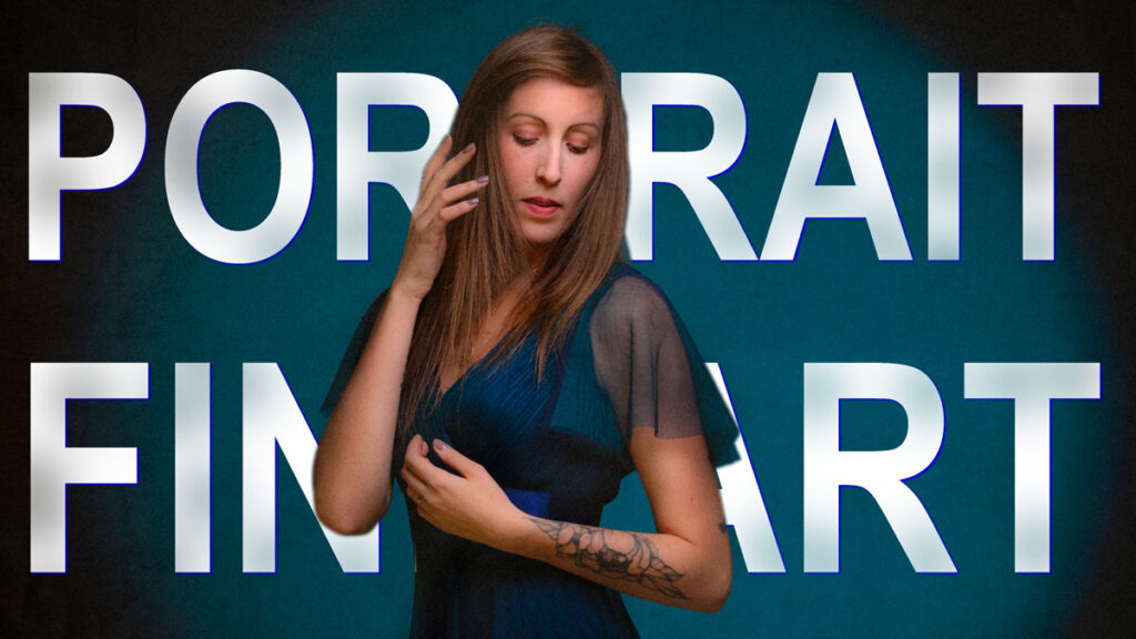 Portait fine art en clair-obscur