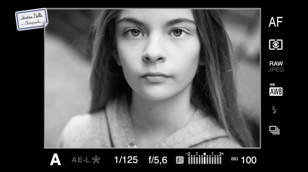 Réglages pour le portrait en noir et blanc