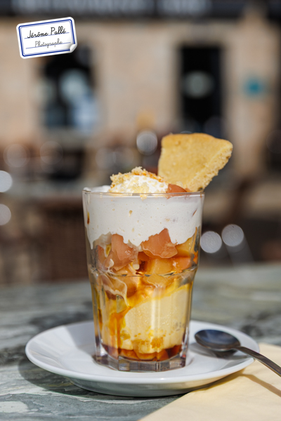 Photographie de restaurant, Sunday maison aux fruits au Bistrot de pays d'Olliergues. 